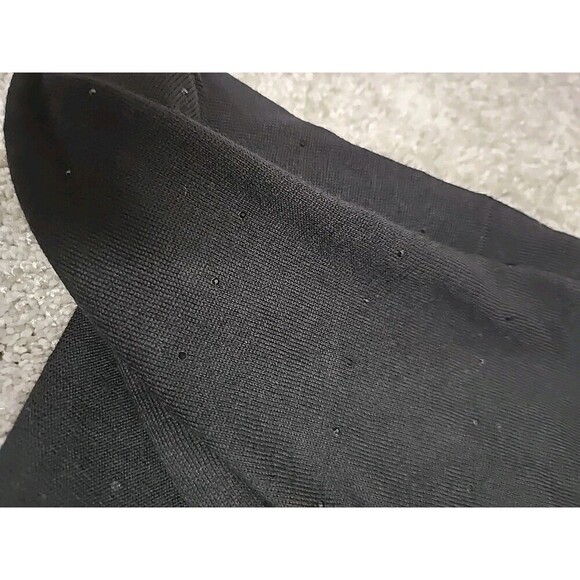 Elie Tahari 100% Merino Wool Cowl Neck Long Sweater Sheer Black Women’s Size XS - Picture 10 of 11